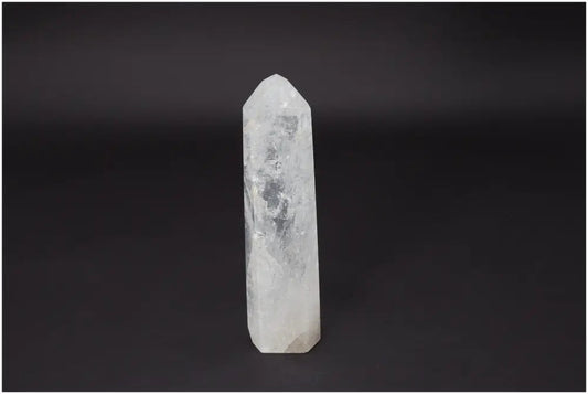 Lemurian Quartz Obelisk - Master Healer stone for clarity, balance, personal growth. Ethically sourced, hand-selected crystal.