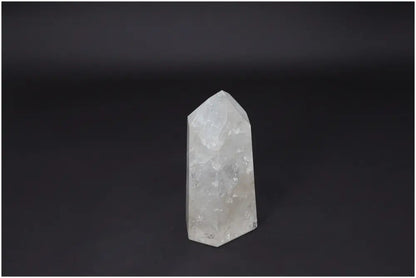 Lemurian Quartz Obelisk - Ethically sourced clear quartz, known as a "Master Healer," for enhancing clarity and personal growth.