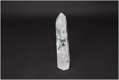 Lemurian Quartz Obelisk, hand-selected Clear Quartz crystal, enhances clarity, balance, and personal growth, Master Healer stone.