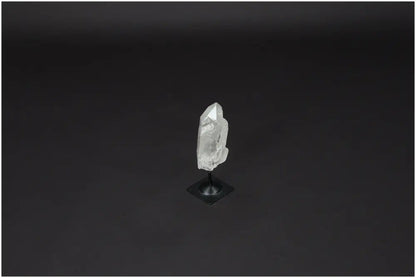 Lemurian Quartz Crystal on Metal Stand for Purification and Energy Harmonization