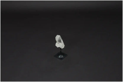 Lemurian Quartz Crystal on Metal Stand for purification, harmonizing body and mind, and neutralizing negative energy and radiation.