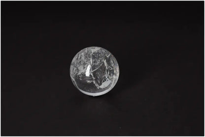 Lemurian Quartz Sphere 5-6 CM featuring radiant energy and soul connection properties, perfect for enhancing intuition and spiritual growth.
