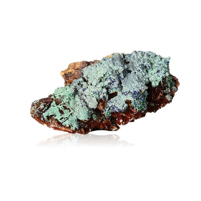 Vibrant Malachite Druze stone, showcasing nature's calm embrace and emotional transformation properties.
