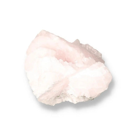 Soft pink Mangano Calcite stone promoting love, compassion, and emotional healing. Known as the Stone of Forgiveness.