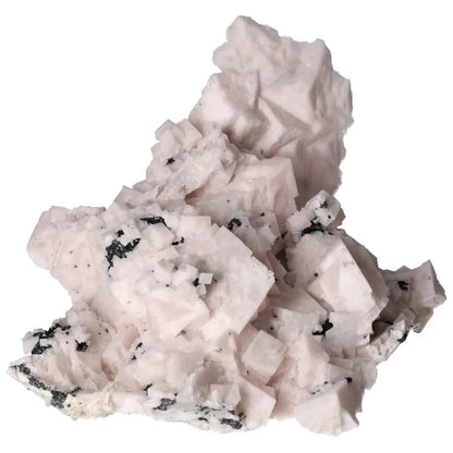 Mangano Calcite crystal displaying its soothing pink hue, known for heart-healing and emotional release, ideal for meditation and energy work.