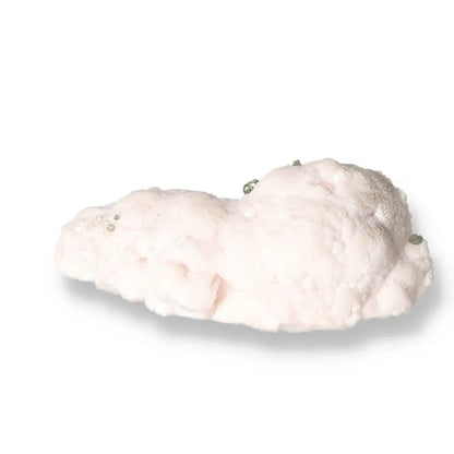 Manganocalcite crystal with Sphalerite and Quartz from Sylvia Crystals, promoting emotional healing and spiritual growth.