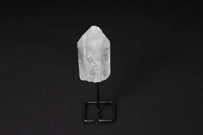 Clear Quartz Point on Stand - Amplify Energy, Meditation & Clarity