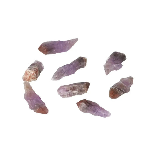 Cluster of Natural Point Amethyst S crystals from Sylvia Crystals, enhancing tranquility and positive energy in any space.
