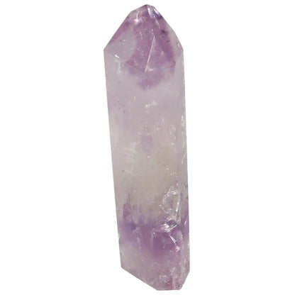 Polished Amethyst Obelisk from Sylvia Crystals, showcasing luxury and spirituality in premium design.