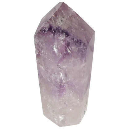 Polished Amethyst Obelisk from Sylvia Crystals, featuring premium quality and energy-enhancing properties for focus and emotional stability.