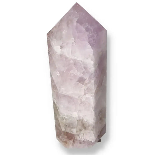 Seven Point Polished Amethyst crystal by Sylvia Crystals, high-quality gemstone for luxury and spiritual enrichment.