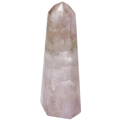 Seven Point Polished Amethyst Crystal from Sylvia Crystals, designed to relieve stress and boost energy. Luxurious and elegant design.