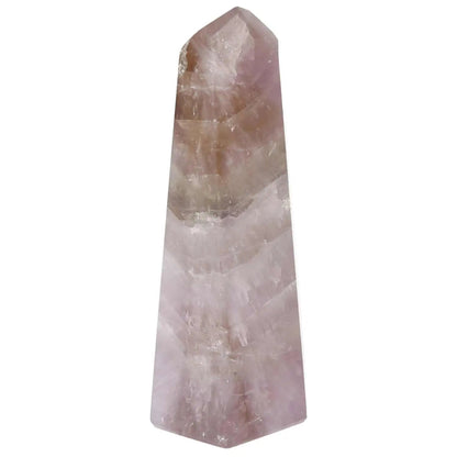 Seven Point Polished Amethyst crystal from Sylvia Crystals, known for stress relief and energy enhancement.