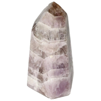 Seven Point Polished Amethyst crystal by Sylvia Crystals, enhancing personal and spiritual growth with calming properties.