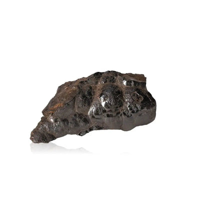 Polished Botryoidal Hematite with metallic sheen, enhancing energy and protection, featuring rounded formations.