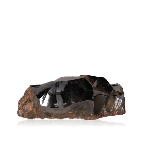 Polished Botryoidal Hematite crystal cluster with dark metallic sheen, known for energy fortification and earth connection.