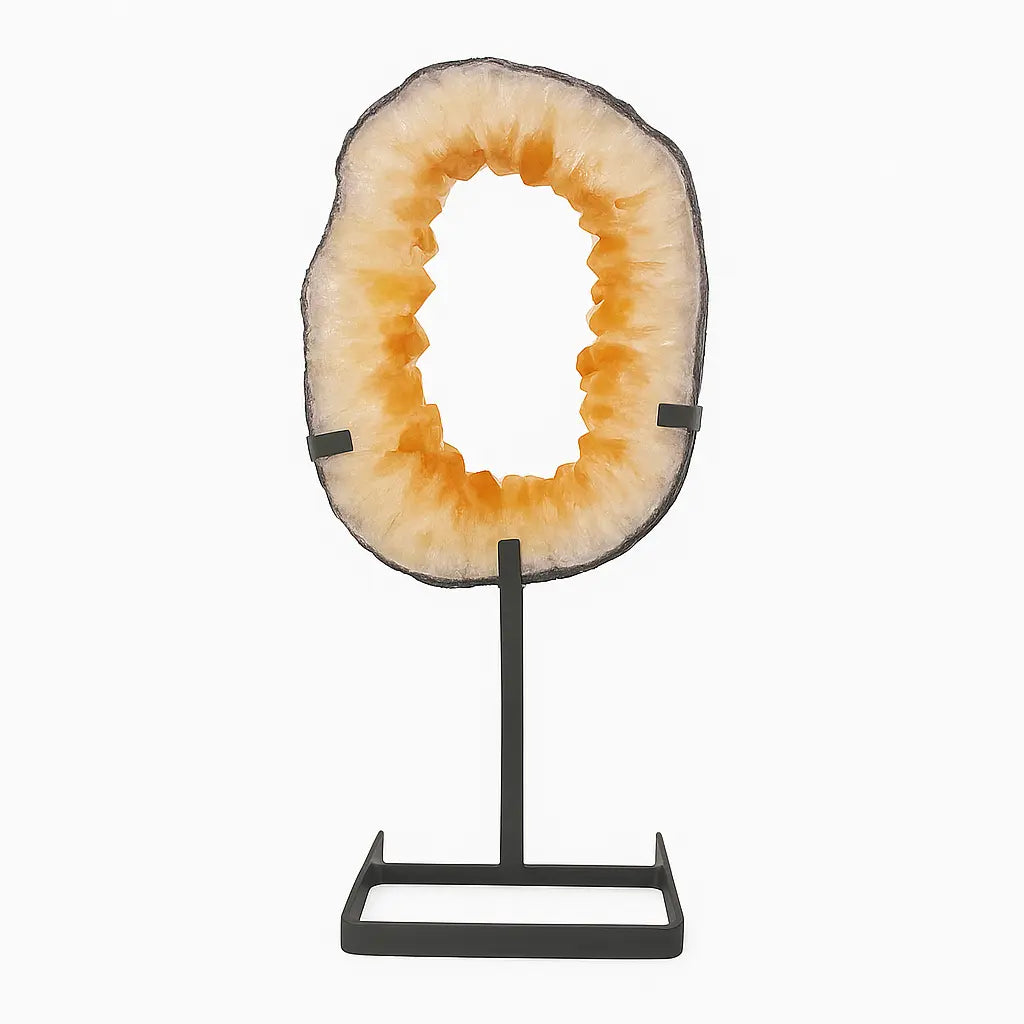 Polished Citrine Rings Sylvia Crystals Sp. z o.o.