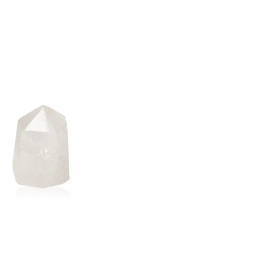 Polished Crystal Quartz Point with divine clarity and energy amplification properties