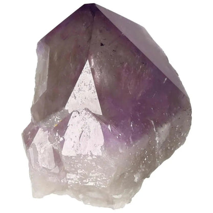 Polished Point Amethyst crystal enhancing emotional balance and stress relief by Sylvia Crystals.