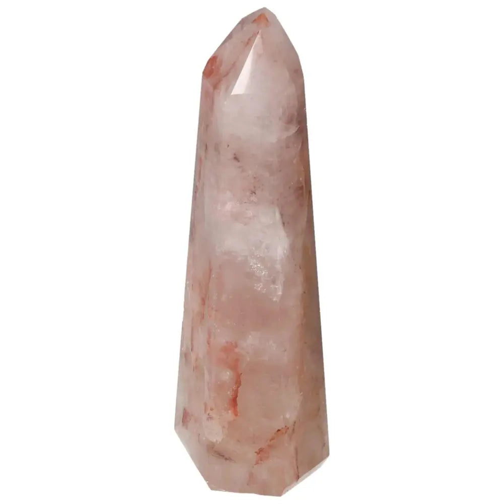 Polished Point Hematoide crystal from Sylvia Crystals showcasing luxury and grounding energy.
