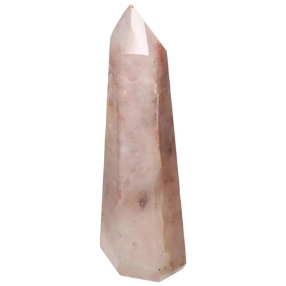 Polished Point Hematoide crystal from Sylvia Crystals, exemplifying luxury and grounding energy, handpicked for superior quality.