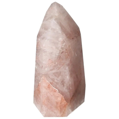 Polished Point Hematoide crystal from Sylvia Crystals, epitome of elegance and luxury, showcasing striking visual beauty.
