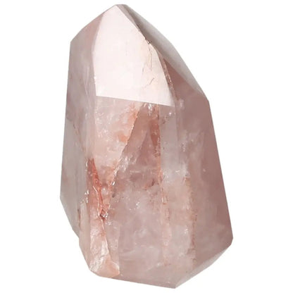 Polished Point Hematoide crystal from Sylvia Crystals, showcasing elegance and energy for conscious living.