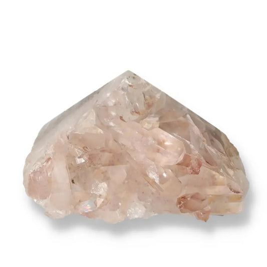 Vibrant Polished Tangerine Quartz Point from Sylvia Crystals, handpicked for premium quality and transformation symbolism.