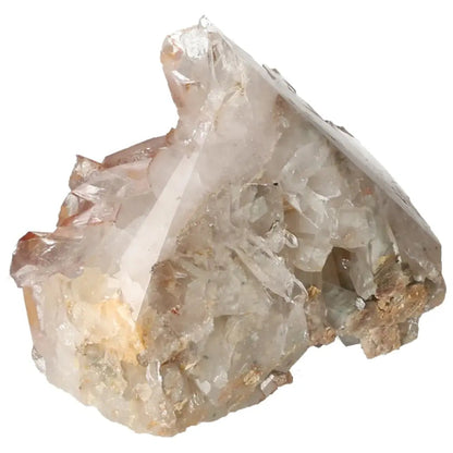 Rough tangerine quartz crystal with natural earthy tones and unique formations, ideal for collectors and crystal enthusiasts.
