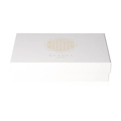 Elegant white box with 9 compartments for versatile organization, featuring stylish design for efficient storage solutions.