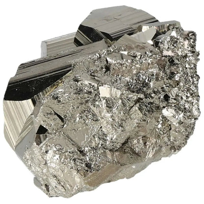 Polished pyrite cube displaying radiant golden luster and grounding energy, perfect for elevating space and enhancing design.