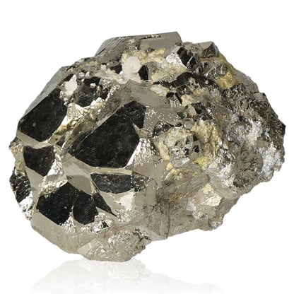 Gleaming pyrite druze with metallic luster, resembling gold, symbolizing abundance and attracting wealth and success.