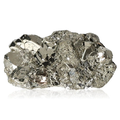 Pyrite druze with golden hue, known as Fool's Gold, showcasing its brilliant metallic luster, symbolic of abundance and prosperity.