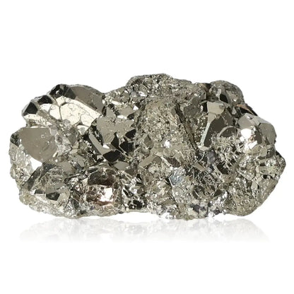 Pyrite druze mineral cluster showcasing metallic luster, known as "Fool's Gold," symbolizes abundance and prosperity, attracting wealth.