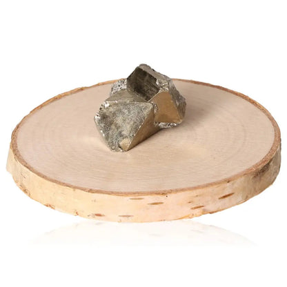 Alt Tag: Pyrite druze on display, exhibiting metallic luster and radiant golden hue, symbolizing abundance, wealth, and prosperity.