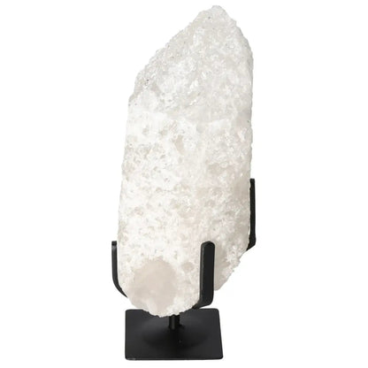 Quartz Crystal Bubble on stand, premium gemstone for spiritual energy and aura harmony.