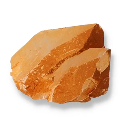 Vibrant quartz crystal infused with iron oxide, showcasing a unique reddish hue, symbolizing nature's transformative artistry.