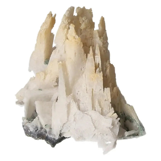 Rare quartz pseudomorph after zeolite mineral specimen from Sylvia Crystals, showcasing natural transformation and beauty.