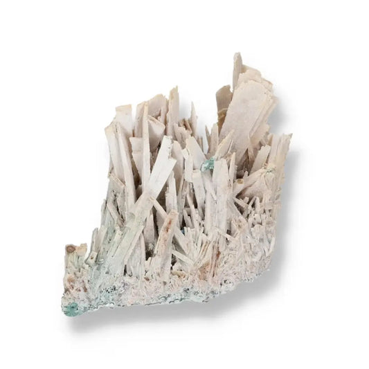 Quartz pseudomorph after zeolite mineral specimen showcasing rare transformation from Sylvia Crystals.