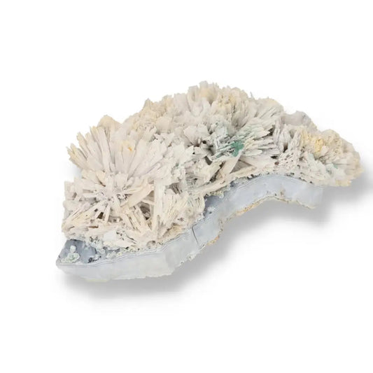 Quartz Pseudomorph After Zeolite Mineral from Sylvia Crystals, showcasing rare natural transformation and unique crystal structure