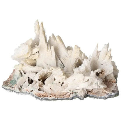 Quartz pseudomorph after zeolite mineral specimen, showcasing rare transformation with intricate crystal structure.