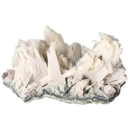 Quartz pseudomorph after zeolite mineral specimen, showcasing rare transformation from Sylvia Crystals.