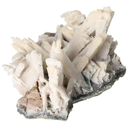 Quartz pseudomorph after zeolite mineral specimen from Sylvia Crystals, showcasing rare transformation and natural beauty.