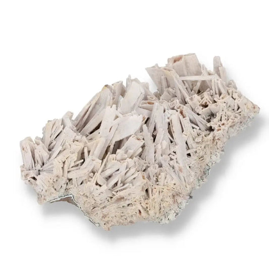 Quartz pseudomorph after zeolite mineral specimen, showcasing a rare transformation with distinctive crystalline structure.