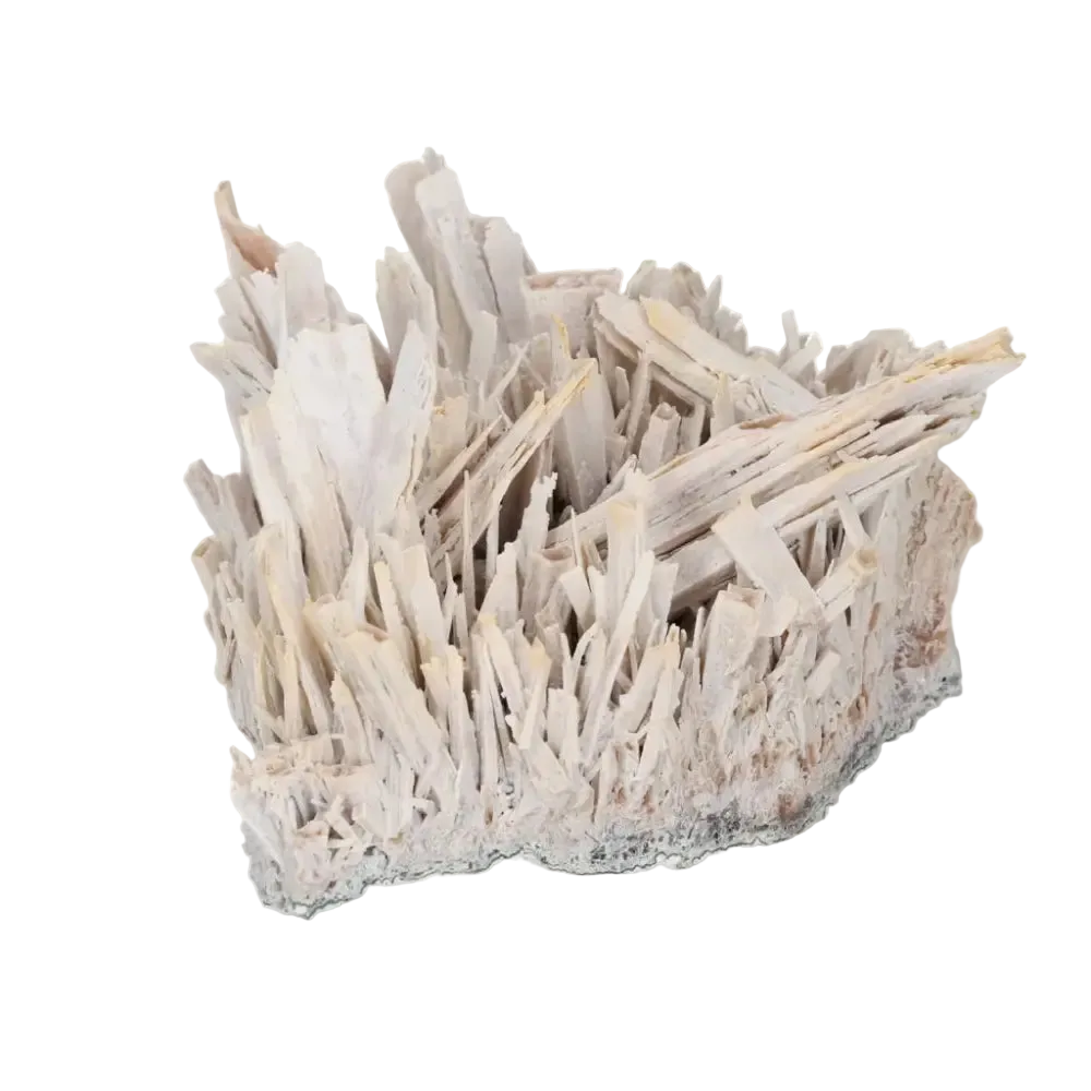 Quartz pseudomorph after zeolite mineral specimen, showcasing rare transformation from Sylvia Crystals, with unique quartz structure.