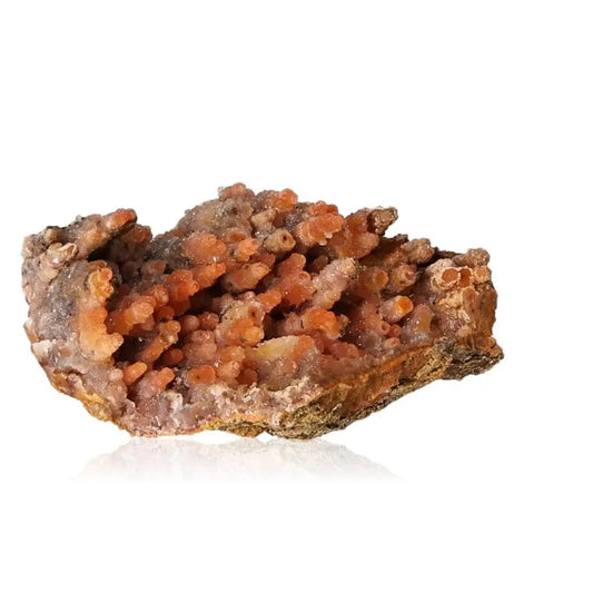Orange Quartz Stalactite, premium Sylvia Crystals formation, exhibiting ancient natural beauty and mystical allure.
