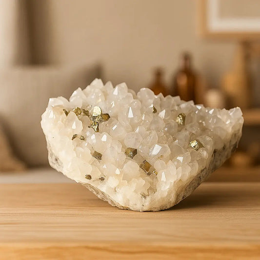 Quartz with Pyrite and Chalcopyrite Sylvia Crystals Sp. z o.o.