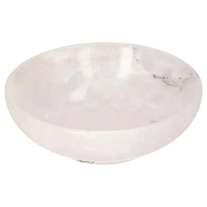 Rose Onyx Bowl with smooth, polished surface and delicate veining, showcasing timeless elegance and unique craftsmanship.