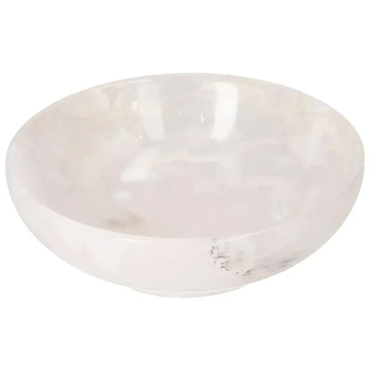 Rose Onyx Bowl, elegantly crafted with unique veining and smooth polished finish, adds a touch of sophistication to home décor.
