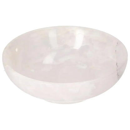 Rose Onyx Bowl with smooth, polished surface showcasing unique veining and color variations, enhancing home décor elegance with natural beauty.